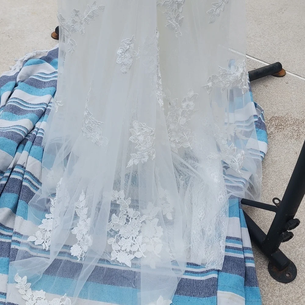 NWT VINTAGE WEDDING GOWN - Picture 11 of 12